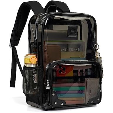 CAOROKY KNIGHT MOCHILA TRANSPARENTE DE TPU PARA LAPTOP