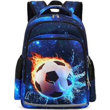 MOCHILA CAMTOP MULTICOLOR INFANTIL ESCUELA NIÑOS Y NIÑAS SOCCER CLASSIC