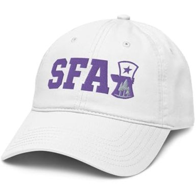 ELITE AUTHENTICS STEPHEN F. AUSTIN LUMBERJACKS ICON GORRA DE BÉISBOL AJUSTABLE BLANCO