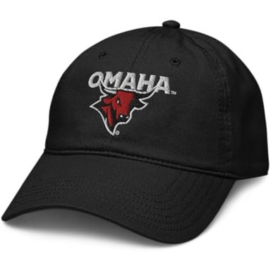 ELITE AUTHENTICS NEBRASKA OMAHA MAVERICKS MASCOT - GORRA DE BÉISBOL AJUSTABLE CON LICENCIA OFICIAL