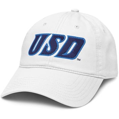 ELITE AUTHENTICS SAN DIEGO TOREROS ICON WHITE - GORRA DE BÉISBOL AJUSTABLE CON LICENCIA OFICIAL