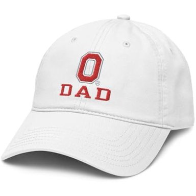 OHIO STATE BUCKEYES DAD - GORRA DE BÉISBOL AJUSTABLE CON LICENCIA OFICIAL
