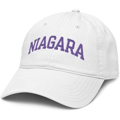 ELITE AUTHENTICS NIAGARA PURPLE EAGLES - GORRA DE BÉISBOL AJUSTABLE CON LICENCIA OFICIAL