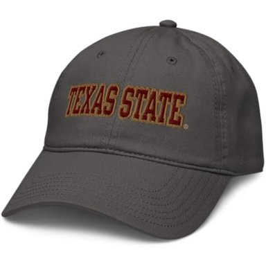 ELITE AUTHENTICS TEXAS STATE BOBCATS BOLD - GORRA DE BÉISBOL AJUSTABLE CON LICENCIA OFICIAL