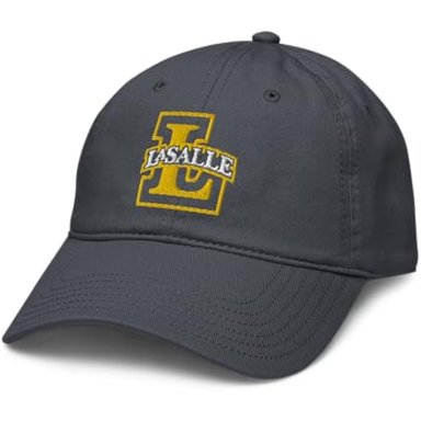 ELITE AUTHENTICS LA SALLE EXPLORERS ICONIC NAVY - GORRA DE BÉISBOL AJUSTABLE CON LICENCIA OFICIAL