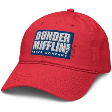 THE OFFICE SERIE DE TV DUNDER MIFFLIN PAPER COMPANY - GORRA DE BÉISBOL AJUSTABLE