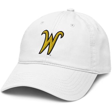 ELITE AUTHENTICS WICHITA STATE SHOCKERS ICON WHITE - GORRA DE BÉISBOL AJUSTABLE CON LICENCIA OFICIAL