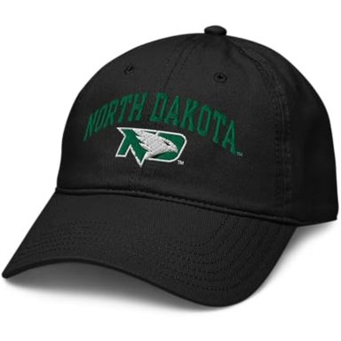 ELITE AUTHENTICS GORRA DE BÉISBOL AJUSTABLE CON LICENCIA OFICIAL DE DAKOTA DEL NORTE FIGHTING HAWKS