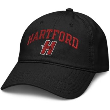 ELITE AUTHENTICS HARTFORD HAWKS ARCH OVER - GORRA DE BÉISBOL AJUSTABLE CON LICENCIA OFICIAL