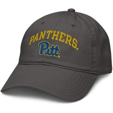ELITE AUTHENTICS PITTSBURGH PANTHERS - GORRA DE BÉISBOL AJUSTABLE CON LICENCIA OFICIAL GRIS ASFALTO
