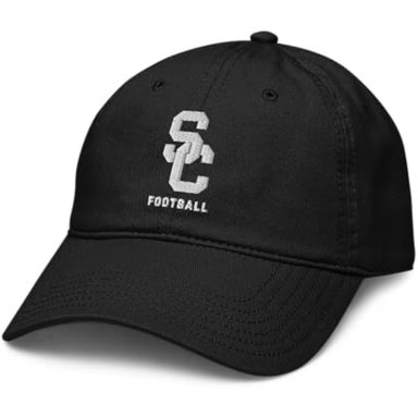ELITE AUTHENTICS USC TROJANS FOOTBALL - GORRA DE BÉISBOL AJUSTABLE CON LICENCIA OFICIAL