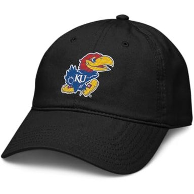 ELITE AUTHENTICS KANSAS JAYHAWKS ICON - GORRA DE BÉISBOL AJUSTABLE CON LICENCIA OFICIAL