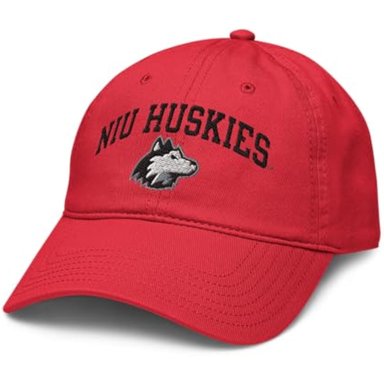 ELITE AUTHENTICS NORTHERN ILLINOIS HUSKIES - GORRA DE BÉISBOL AJUSTABLE CON LICENCIA OFICIAL