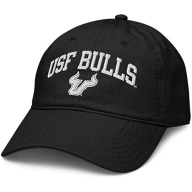 ELITE AUTHENTICS SOUTH FLORIDA BULLS ARCH OVER - GORRA DE BÉISBOL AJUSTABLE CON LICENCIA OFICIAL
