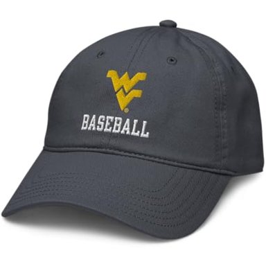 ELITE AUTHENTICS WEST VIRGINIA MOUNTAINEERS - GORRA DE BÉISBOL AJUSTABLE CON LICENCIA OFICIAL