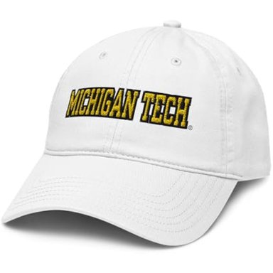 ELITE AUTHENTICS MICHIGAN TECH HUSKIES BOLD - GORRA DE BÉISBOL AJUSTABLE CON LICENCIA OFICIAL