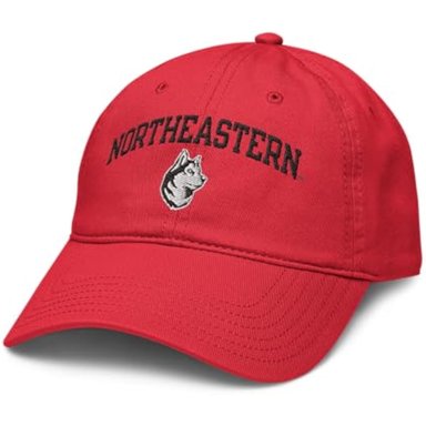 ELITE AUTHENTICS GORRA DE BÉISBOL AJUSTABLE CON LOGOTIPO DE NORTHEASTERN HUSKIES CON LICENCIA OFICIAL
