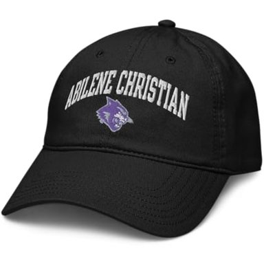 ELITE AUTHENTICS ABILENE CHRISTIAN WILDCATS ARCH - GORRA DE BÉISBOL AJUSTABLE CON LICENCIA OFICIAL