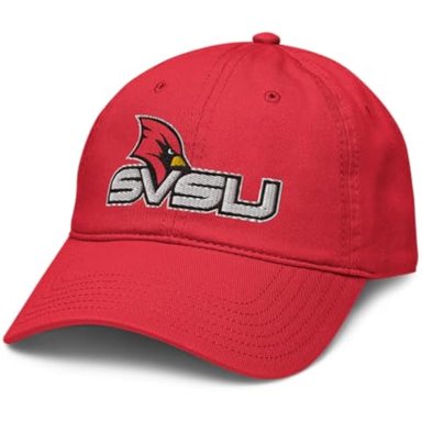 ELITE AUTHENTICS SAGINAW VALLEY STATE CARDINALS - GORRA DE BÉISBOL AJUSTABLE ROJA