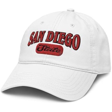 SAN DIEGO STATE AZTECS CUENTA CON GORRA DE BÉISBOL AJUSTABLE CON LICENCIA OFICIAL BLANCO