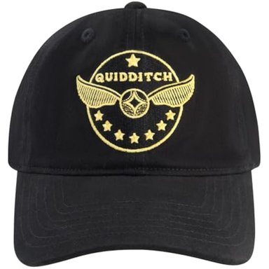 HARRY POTTER - GORRA DE BÉISBOL DE ALGODÓN PARA HOMBRE CON ALA CURVADA COLOR NEGRO TALLA ÚNICA