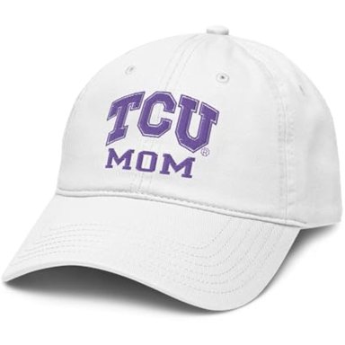 TCU HORNED FROGS MOM - GORRA DE BÉISBOL AJUSTABLE CON LICENCIA OFICIAL