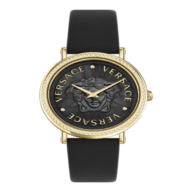 RELOJES VERSACE V-DOLLAR DE PIEL PARA MUJER EN ORO AMARILLO IP