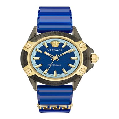 RELOJES VERSACE ICON ACTIVE DE SILICONA PARA HOMBRE EN COLOR NEGRO TRANSPARENTE