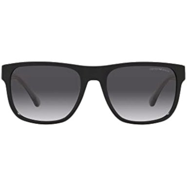 LENTES DE SOL CUADRADOS NEGRO Y GRADIENTE GRIS.PARA HOMBRE
