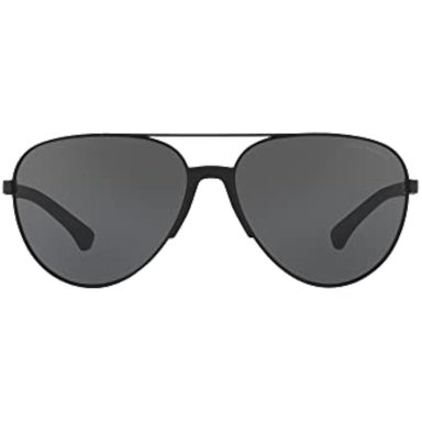 LENTES DE SOL NEGRO MATE/GRIS PARA HOMBRE