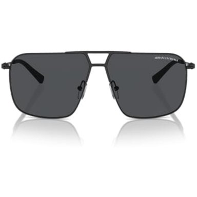 LENTES DE SOL  MONTURA NEGRA MATE LENTES GRIS OSCURO PARA HOMBRE