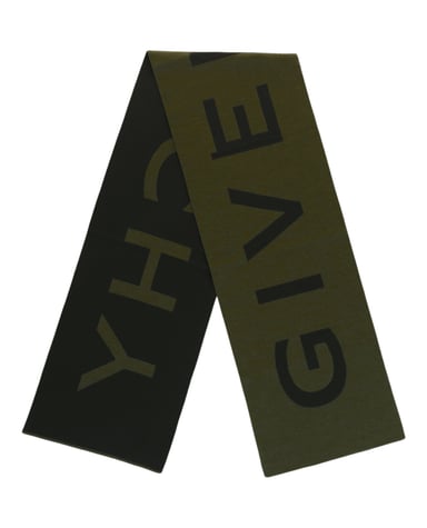 ACCESORIOS PARA BUFANDA CON LOGO JACQUARD DE GIVENCHY (HOMBRE) Y MUJER EN COLOR CAQUI MULTICOLOR - 2