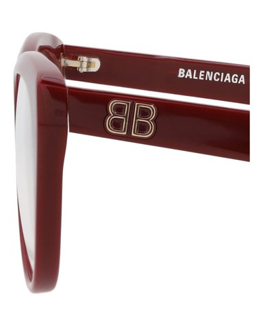 MONTURA ÓPTICA DE MARCO REDONDO BALENCIAGA (MUJER) EN COLOR BURDEOS BURDEOS TRANSPAR - 4