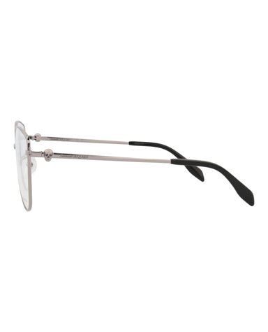 MONTURA ÓPTICA ALEXANDER MCQUEEN CON FORMA DE OJO DE GATO (MUJER) EN RUTENIO Y RUTENIO - 3