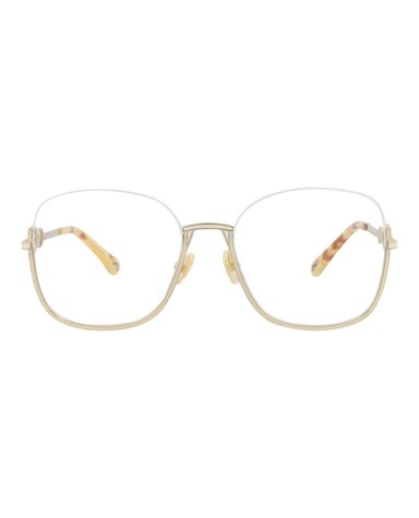 MONTURA ÓPTICA CHLOÉ CON MARCO CUADRADO (MUJER) EN DORADO DORADO TRANSPARENTE - 1