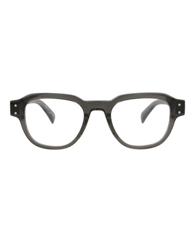 MONTURA ÓPTICA DUNHILL DE ACETATO CON MARCO REDONDO (HOMBRE) EN GRIS GRIS TRANSPARENTE - 1