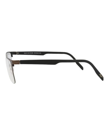 MONTURA ÓPTICA MAUI JIM DE ACERO INOXIDABLE CON MARCO CUADRADO (HOMBRE) NEGRO TRANSPARENTE - 3