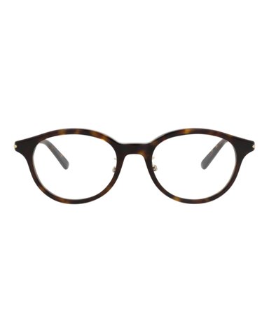 MONTURA ÓPTICA GUCCI DE ACETATO RECICLADO CON MARCO REDONDO (HOMBRE) EN HAVANA HAVANA TRANSPARE - 1