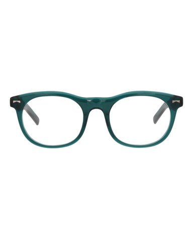 MONTURA ÓPTICA MONTBLANC DE ACETATO CON MARCO REDONDO (HOMBRE) EN VERDE VERDE Y TRANSPARENTE - 1
