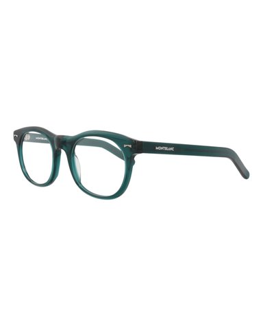 MONTURA ÓPTICA MONTBLANC DE ACETATO CON MARCO REDONDO (HOMBRE) EN VERDE VERDE Y TRANSPARENTE - 2