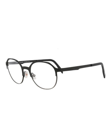 MONTURA ÓPTICA MAUI JIM DE ACERO INOXIDABLE CON MARCO REDONDO (HOMBRE) Y MUJER EN NEGRO NEGRO Y - 2