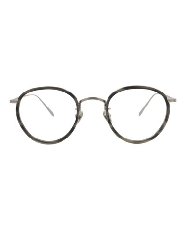MONTURA ÓPTICA MAUI JIM DE TITANIO CON MARCO REDONDO (HOMBRE) Y MUJER EN GRIS PLOMIZO TRANSPARENT - 1