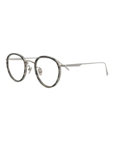 MONTURA ÓPTICA MAUI JIM DE TITANIO CON MARCO REDONDO (HOMBRE) Y MUJER EN GRIS PLOMIZO TRANSPARENT - 2