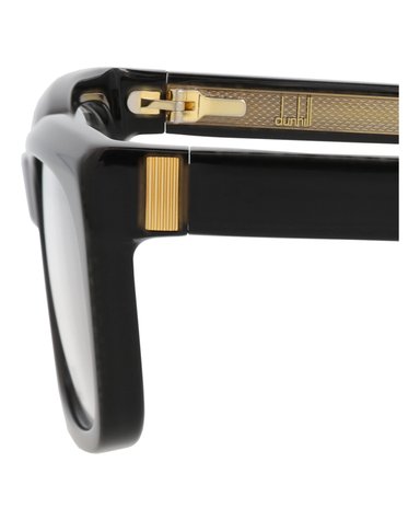MONTURA ÓPTICA DUNHILL DE ACETATO RECICLADO CON MARCO CUADRADO (HOMBRE) EN NEGRO NEGRO Y TRANS - 4