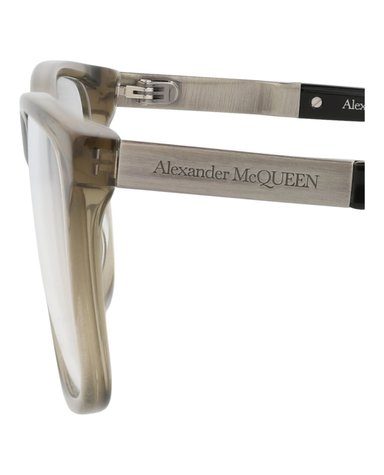 MONTURA ÓPTICA CON MONTURA CUADRADA (HOMBRE) DE ALEXANDER MCQUEEN COLOR VERDE PLATE - 4