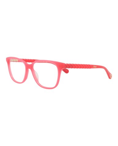 MONTURA ÓPTICA CON FORMA DE OJO DE GATO CHLOÉ EN ROSA ROSA Y TRANSPARENTE - 2