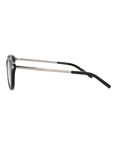 MONTURA ÓPTICA SAINT LAURENT DE ACETATO CON MARCO REDONDO (HOMBRE) Y MUJER EN NEGRO PLATEADO Y - 3