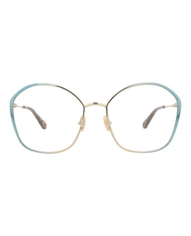 MONTURA ÓPTICA DE MARCO CUADRADO CHLOÉ (MUJER) EN AZUL AZUL TRANSPARENTE - 1