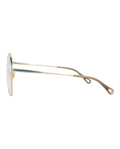 MONTURA ÓPTICA DE MARCO CUADRADO CHLOÉ (MUJER) EN AZUL AZUL TRANSPARENTE - 3