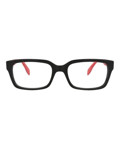 MONTURA ÓPTICA ALEXANDER MCQUEEN DE ACETATO CON MARCO CUADRADO (HOMBRE) EN NEGRO NEGRO TRANSPAREN - 1